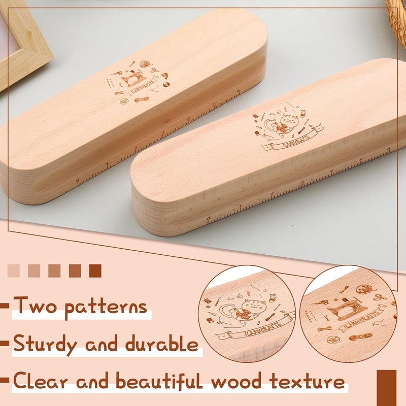 FTEVEN Tailors Clapper Wooden Clapper for Quilting, Professional Hardwood Clapper Sewing Tool for Quilting and Ironing, Multipurpose Quilters Pressing Tools for Wrinkle Sewing, Fabric Folds - Image 5